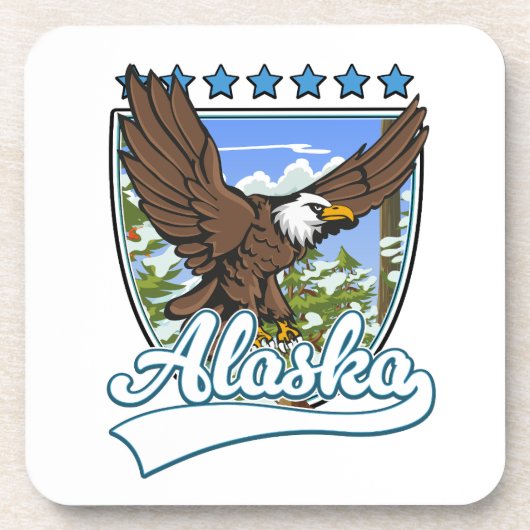 Alaska Reispleister Bier Onderzetter (Voorkant)