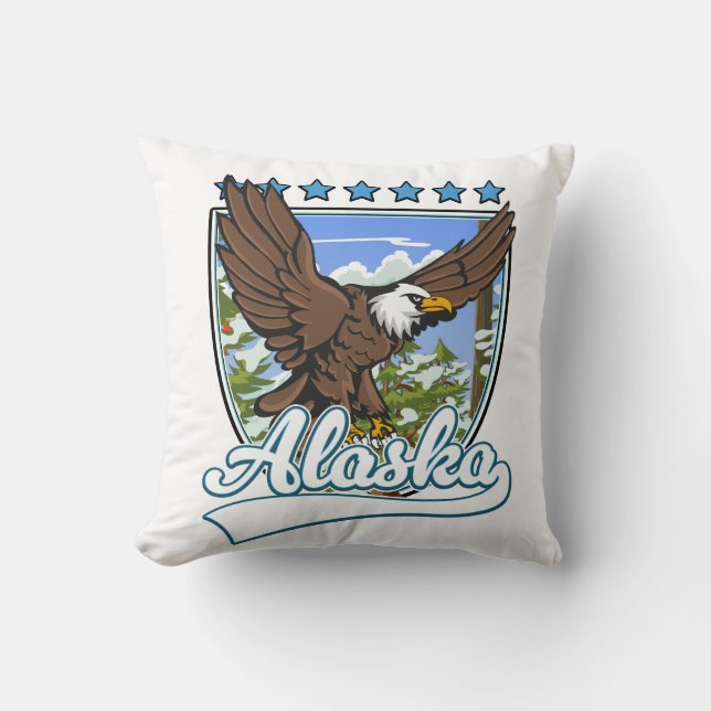 Alaska Reispleister Kussen (Voorkant)