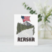 Alaska Reisposter Briefkaart (Staand voorkant)