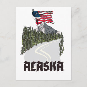 Alaska Reisposter Briefkaart
