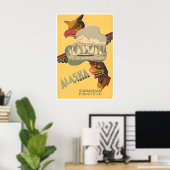 Alaska Reisposter Canadian Pacific Railroad Poster (Thuiskantoor)