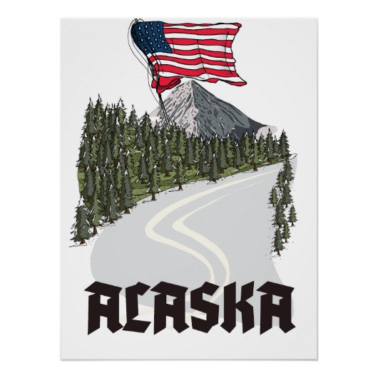 Alaska Reisposter Perfect Poster (Voorkant)