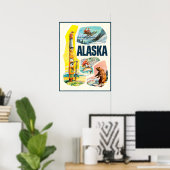 Alaska Reisposter Poster (Thuiskantoor)