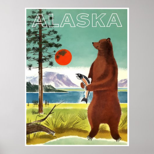 Alaska reisposter poster (Voorkant)