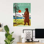 Alaska reisposter poster (Thuiskantoor)