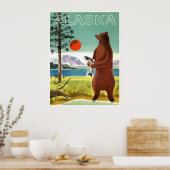 Alaska reisposter poster (Keuken)