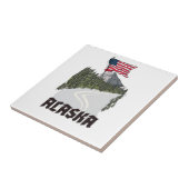Alaska Reisposter Tegeltje (Zijkant)