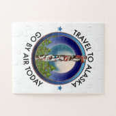 Alaska reizen logo legpuzzel (Horizontaal)