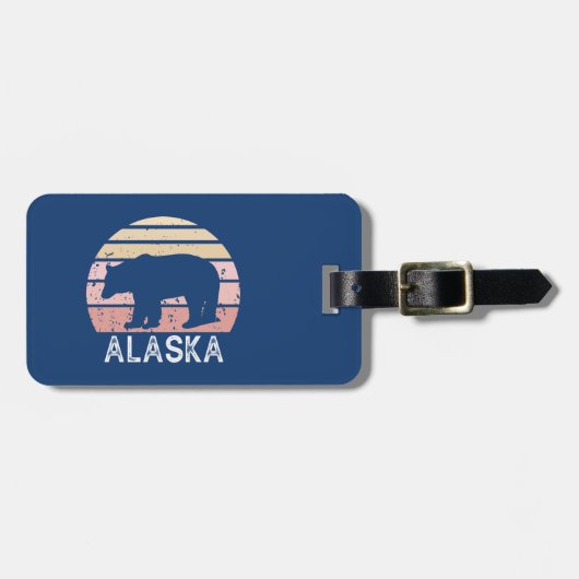 Alaska Retro Beer Bagagelabel (Voorkant horizontaal)