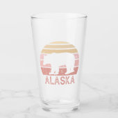 Alaska Retro Beer Glas (Voorkant)