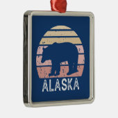 Alaska Retro Beer Metalen Ornament (Rechts)