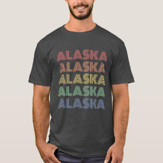 Alaska Retro  Fan Gift voor Vrouwen Mannen Boy T-shirt