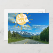 Alaska Road Trip Mountain Fotografie Briefkaart (Voorkant / Achterkant)