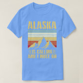 Alaska roept en ik moet naar Alaska Lovers Vint T-shirt (Design voorkant)