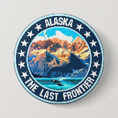 Alaska Ronde Button 7,6 Cm (Voorkant)