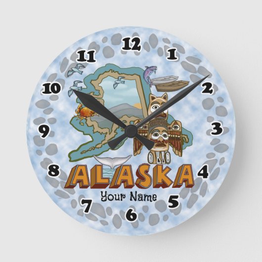 Alaska  ronde klok (Voorkant)