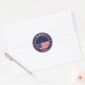 Alaska Ronde Sticker (Envelop)