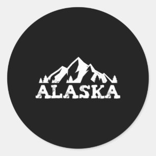 Alaska Ronde Sticker