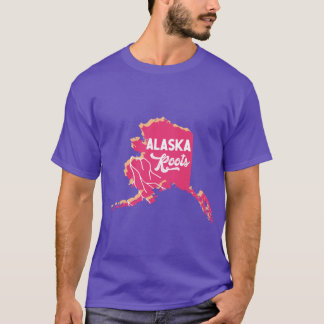 Alaska Roots Roze Sinaasappel T-shirt