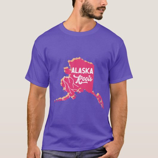 Alaska Roots Roze Sinaasappel T-shirt (Voorkant)