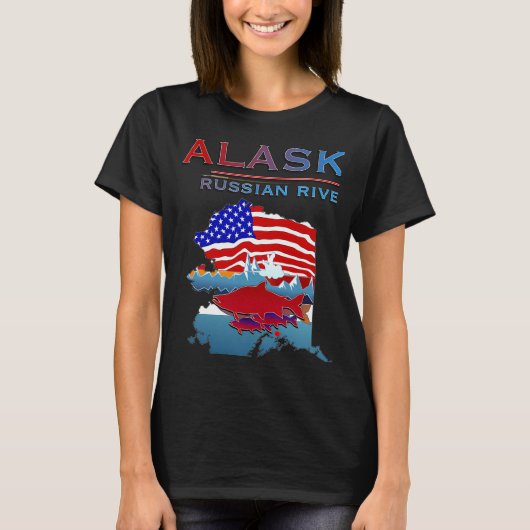 ALASKA Russische Rivier II T-shirt (Voorkant)