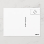 Alaska 's nachts briefkaart (Achterkant)