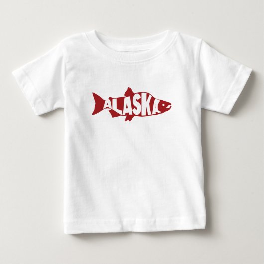 Alaska Salmon Baby T-Shirt (Voorkant)