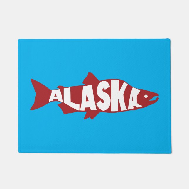 Alaska Salmon Deurmat (Voorkant)