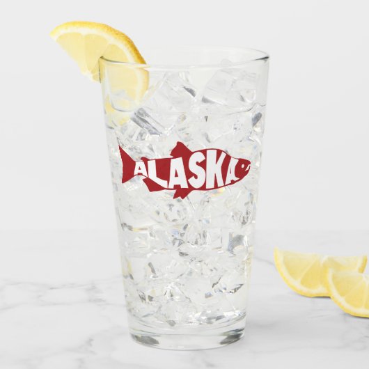 Alaska Salmon Glas (Voorkant ijs)