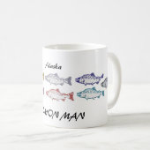 ALASKA SALMON MAN COFFECUP KOFFIEMOK (Voorkant rechts)