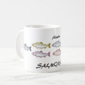 ALASKA SALMON MAN COFFECUP KOFFIEMOK (Voorkant links)