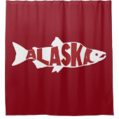Alaska Salmon Shower Curtain Douchegordijn (Voorkant)