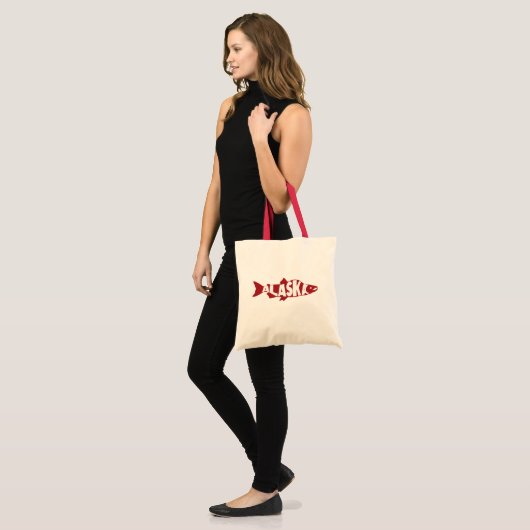 Alaska Salmon Tote Bag (Voorkant (model))