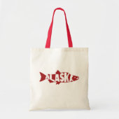 Alaska Salmon Tote Bag (Voorkant)