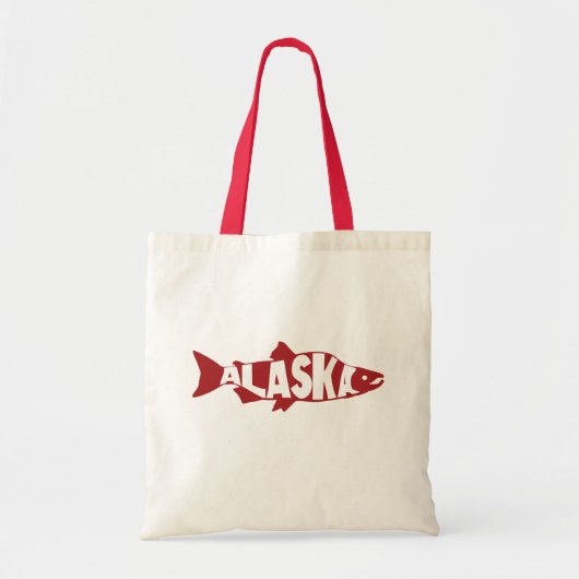 Alaska Salmon Tote Bag (Voorkant)