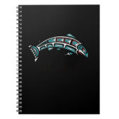 Alaska Salmon Vist inheemse inheemse indigen Notitieboek (Voorkant)