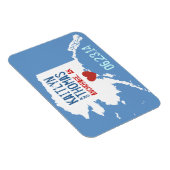 Alaska Save the Date -  stad Magneet (Rechterzijde)