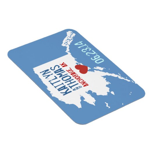 Alaska Save the Date - stad Magneet (Rechterzijde)