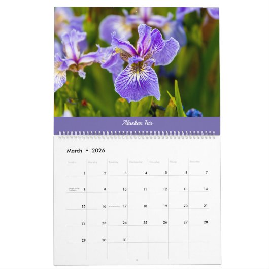 Alaska Scenery and Wildlife Calendar Kalender (Mar 2026)