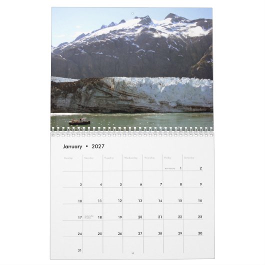 Alaska Scenery Calendar Kalender (Jan 2027)