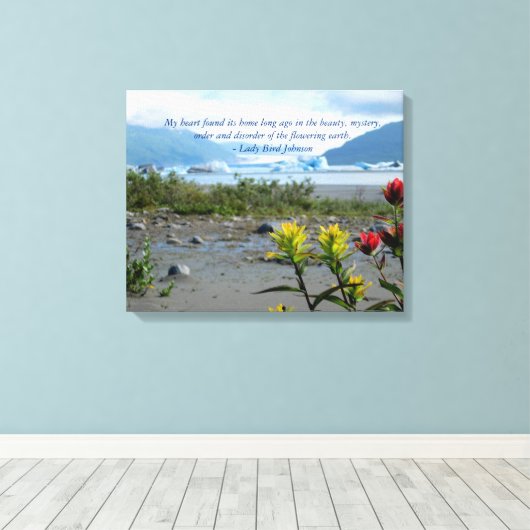 Alaska Scenery Canvas Afdruk (Insitu (Houten vloer))