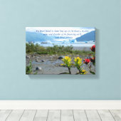 Alaska Scenery Canvas Afdruk (Insitu (Houten vloer))
