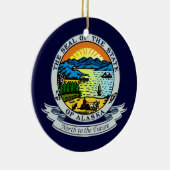 Alaska Seal Keramisch Ornament (Rechts)