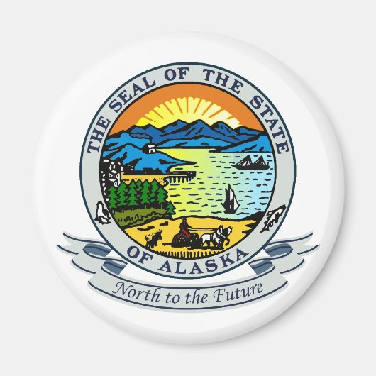 Alaska Seal Magneet (Voorkant)