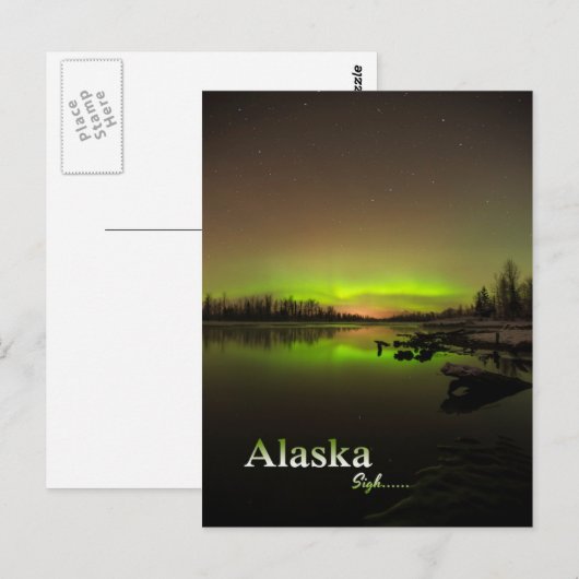 Alaska Sigh.... Briefkaart (Voorkant / Achterkant)