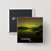 Alaska Sigh.... Vierkante Button 5,1 Cm (Voorkant /achterkant)