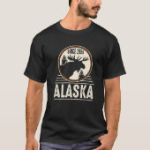 Alaska sinds 1959 Moose Design T-shirt (Voorkant)