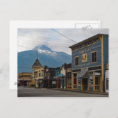 Alaska Skagway Town Buildings Foto Briefkaart (Voorkant / Achterkant)