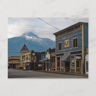 Alaska Skagway Town Buildings Foto Briefkaart
