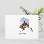 Alaska Sla de datum fotokaart op Save The Date (Staand voorkant)